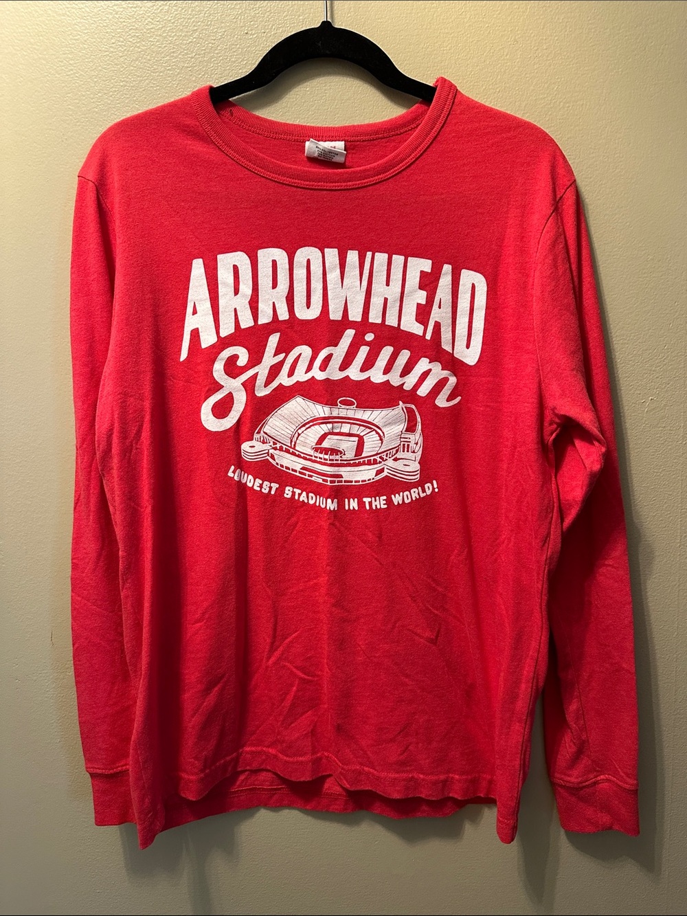 Arrowhead Stadium Red Long Sleeve Tee